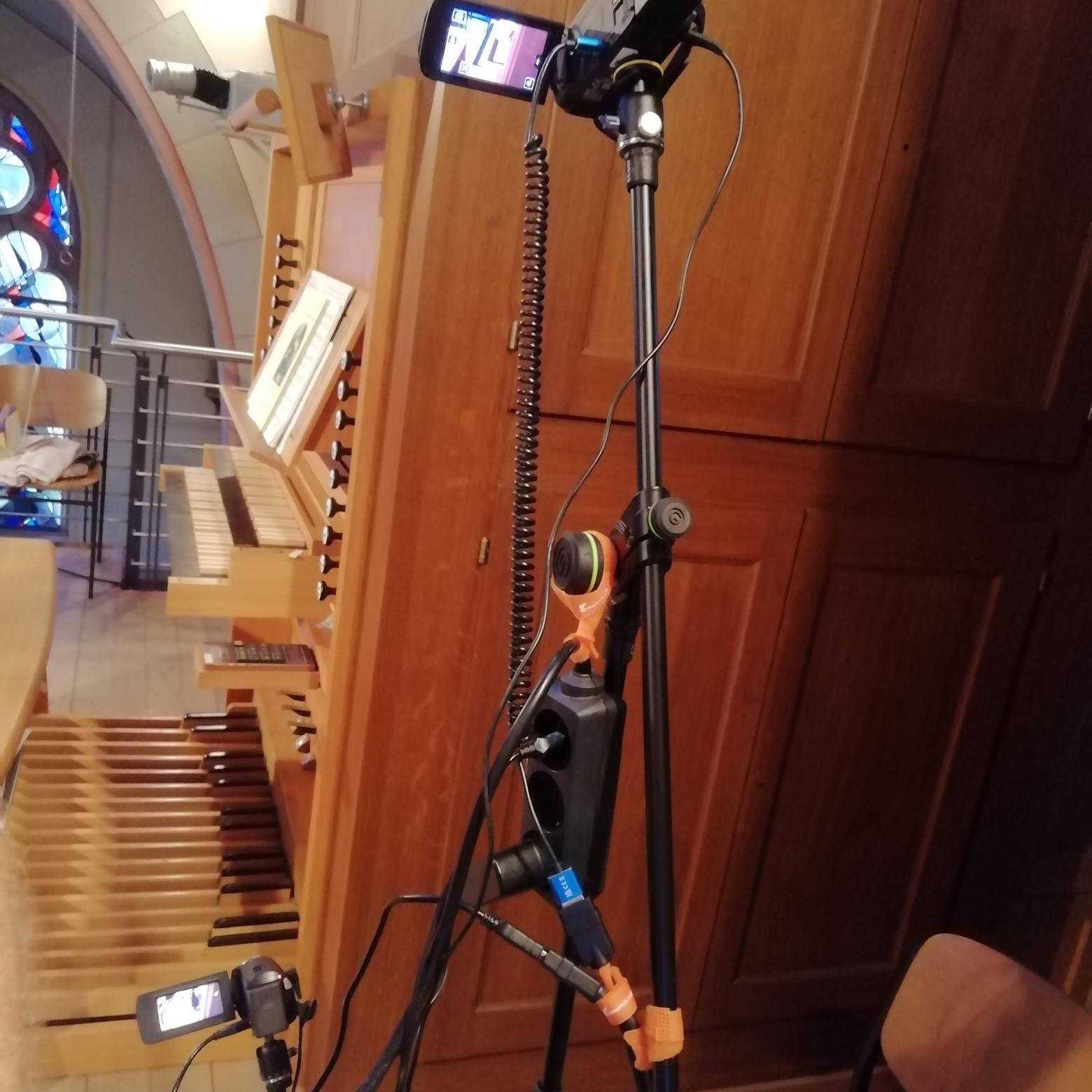 Orgelkonzert 2025 Videotechnik St. Peter Müntz